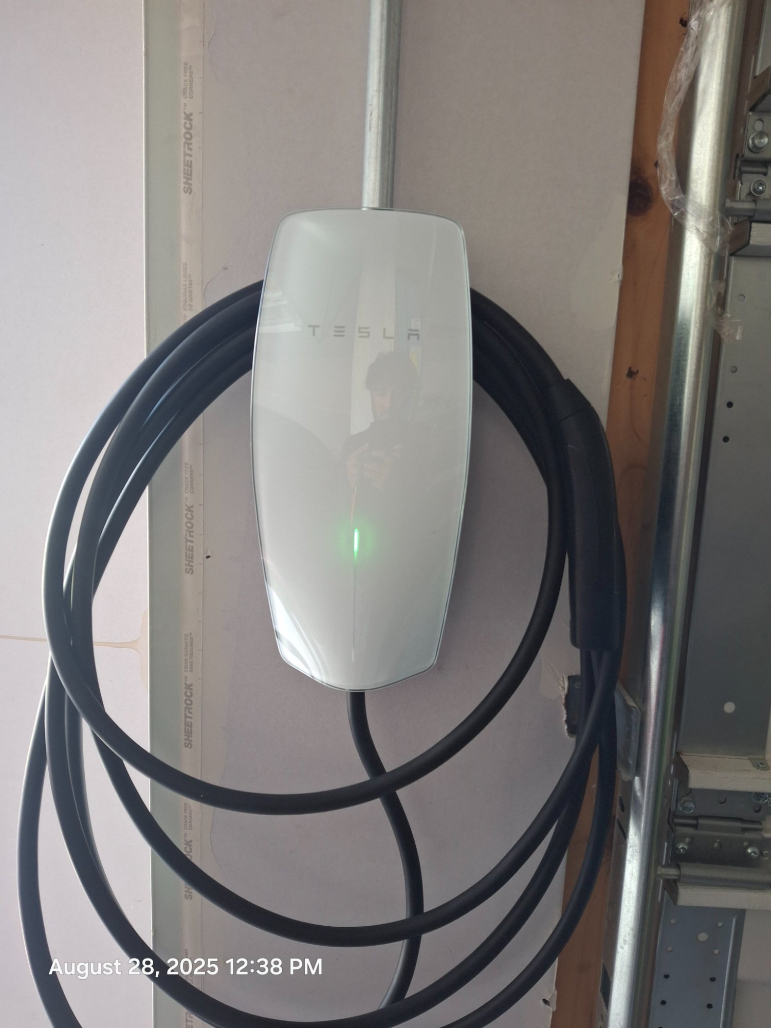 Tesla Wall Connector drywall mount Illinois